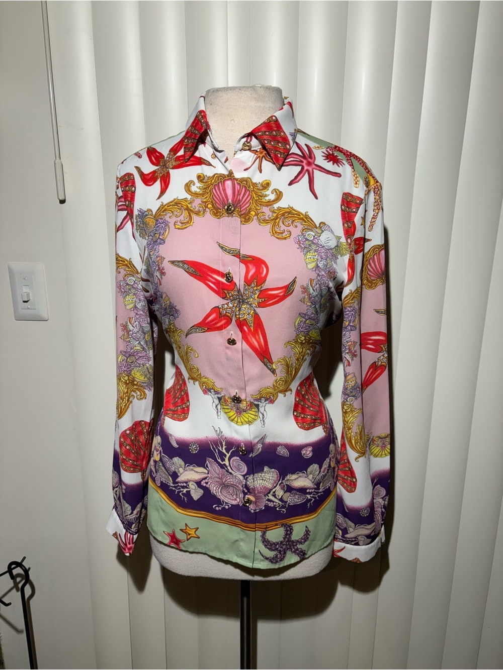 Versace Button-Up Shirt Jacket - Picture 3 of 12